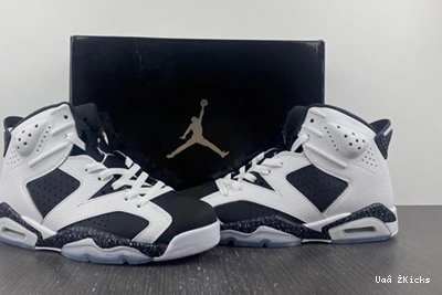 619 6 Jordan NewStyle Retro Oreo 384664-101 1102